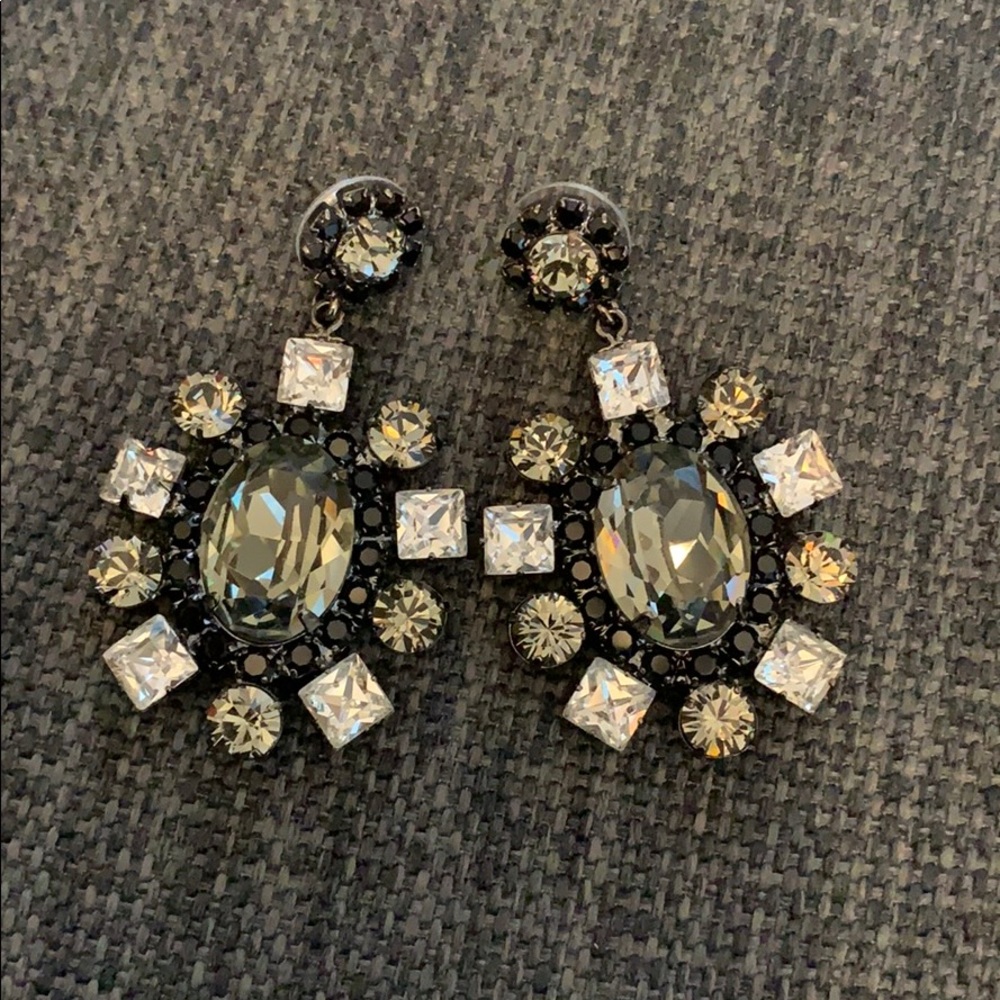 Crystal drop earrings